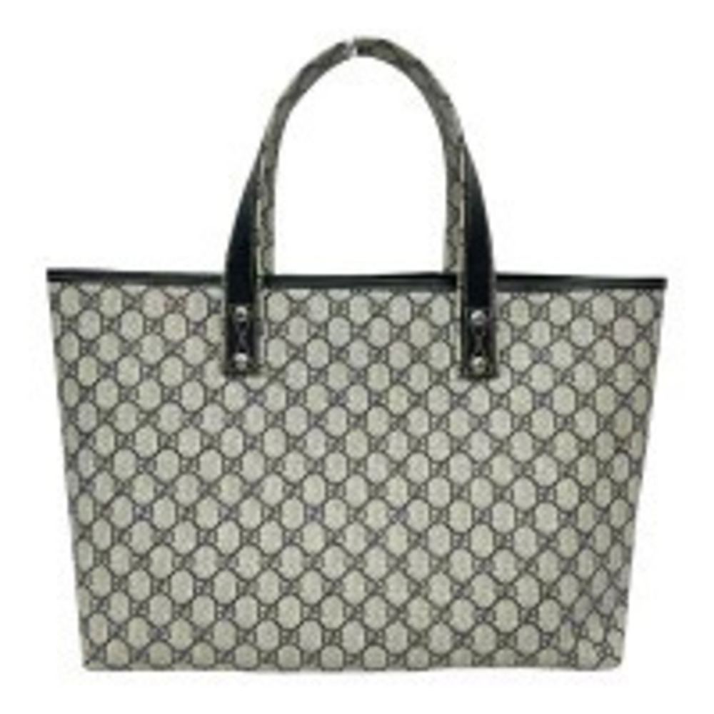 Gucci Shoulder Supreme GG Tote Bag Sherry Black
